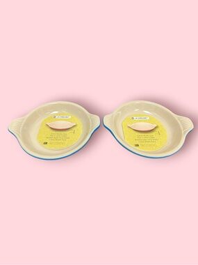 Le Creuset Heritage Stoneware Crème Brulée / Egg Dish (Marseille Blue)